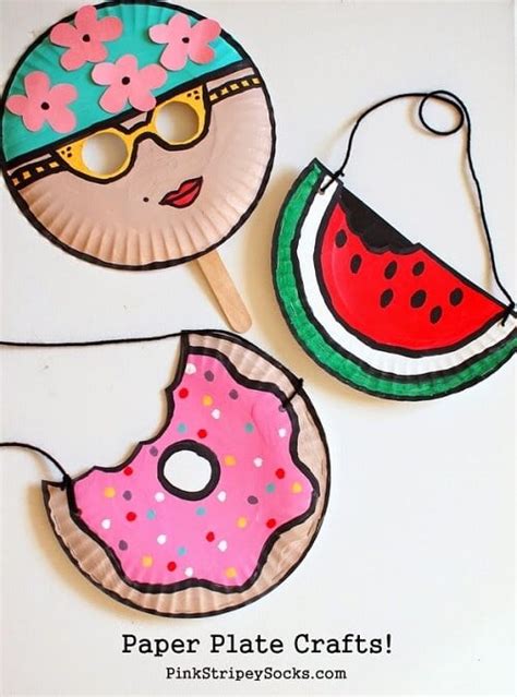 Easy Summer Paper Plate Crafts For Kids Paper Plate Crafts