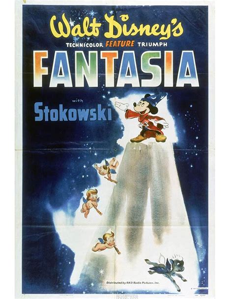 Fantasia 1940 Les Dessins Animés Disney En 15 Affiches Vintage