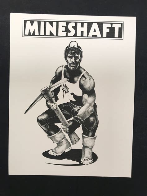 Rare Mineshaft Gay Bar Print Nyc New York City 85 X 11 Art By Rex Etsy