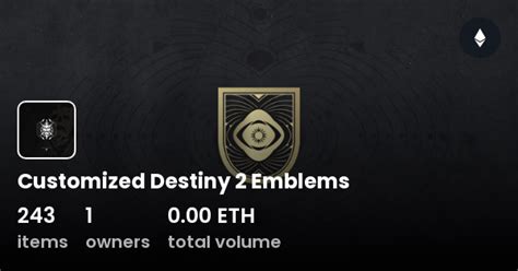 Customized Destiny 2 Emblems Collection Opensea