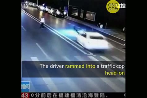 Watch Surveillance Footage Shows Traffic Cop Killed By Speeding
