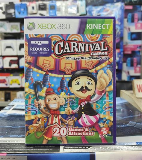 Xbox 360 Carnival Games Monkey See Monkey Do Video Gaming Video Games