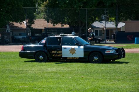 San Joaquin Sheriff Car In The Field A Sheriff Car In The Flickr