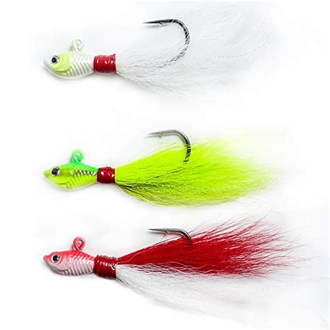 해외직구전문 쇼핑365 Drfish Bucktail Jig Fluke Lure Saltwater Freshwater Baits