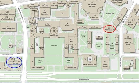 Mit Campus Map
