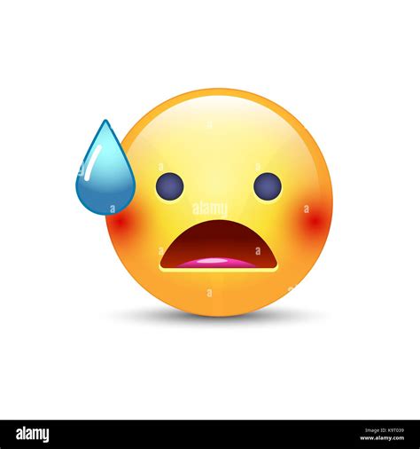 Cold Sweat Emoji Cut Out Stock Images And Pictures Alamy
