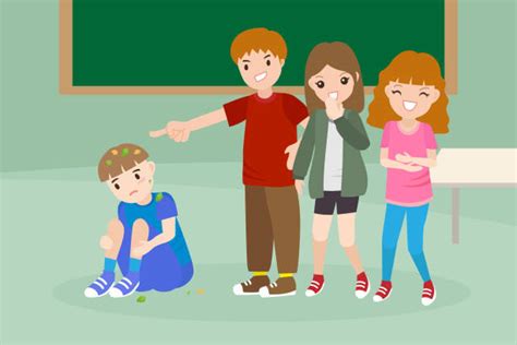 Conversar dibujo de amigos hablando y conversando en una reunion. Bullying Escolar Vectores Libres de Derechos - iStock