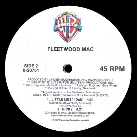 Music Download Blogspot Missing Hits 7 80s Fleetwood Mac Little Lies