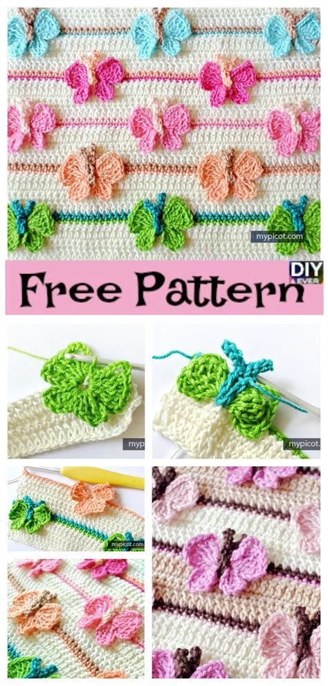 Crochet Butterfly Baby Blanket Free Pattern Diy Ever