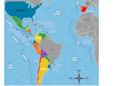 Los Países Hispanohablantes Diagram Quizlet