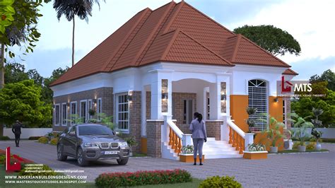3 Bedroom Bungalow RF 3007 NIGERIAN BUILDING DESIGNS
