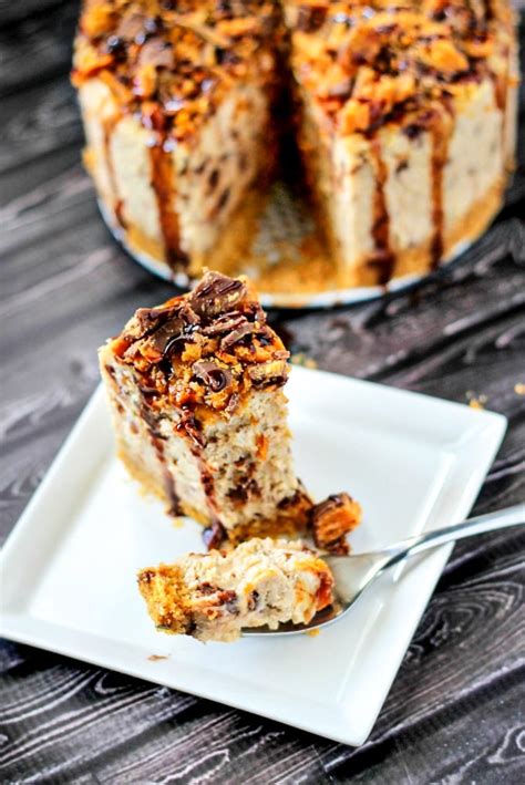 Butterfinger Cheesecake Slow Cooker • Domestic Superhero