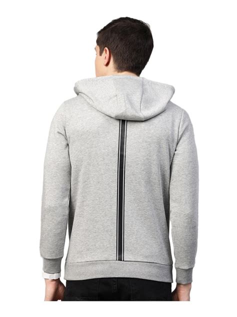 Buy Spykar Grey Hooded Sweatshirt For Mens Online Tata Cliq
