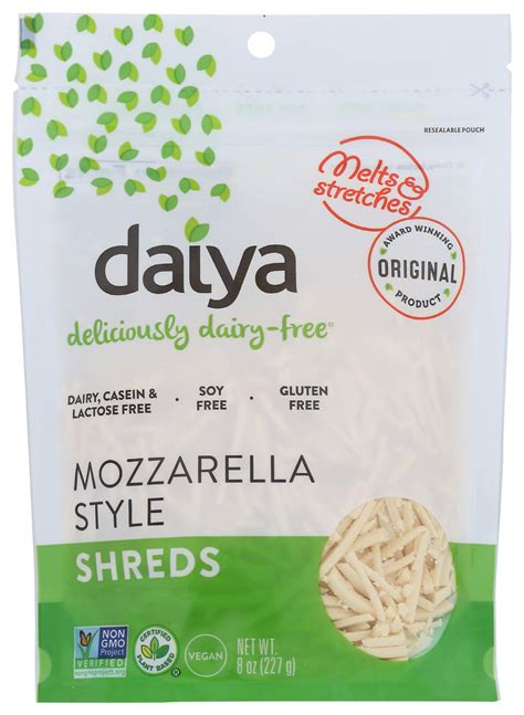 Daiya Dairy Free Cheese Shreds Mozzarella 8 Oz Buy Online In United