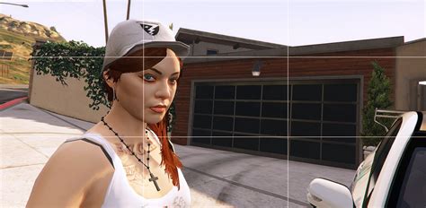 Drift Girl With Blue Eyes And New Tattoos Gta5