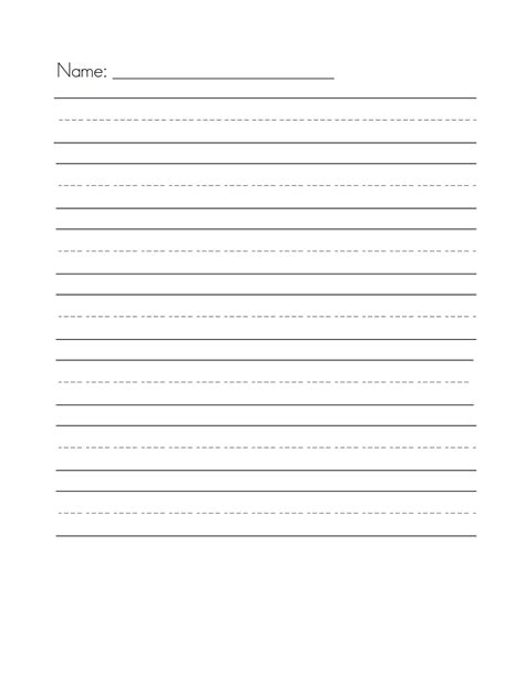 Printable Lined Writing Paper Printable Blank World