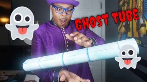 How To Make A Ghost Tube Make Silks Appear Halloween Magic Youtube