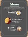 32 Free Simple Menu Templates For Restaurants, Cafes, And Parties