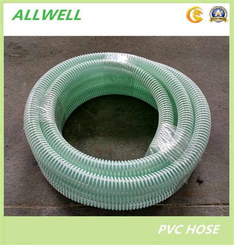 Pvc Flexible Spiral Reinforced Suction Hose Water Pipe China Pvc
