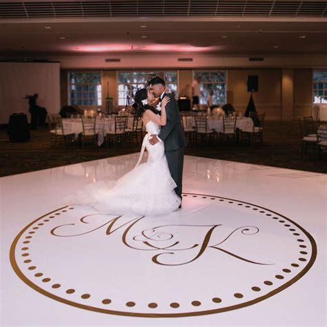 #dancefloor #wedding #indoor #lights #ideas #monogram #white. Wedding Dance Floor Circle Monogram Decal | Shop | Dance ...