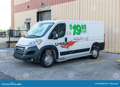 U-Haul Moving Truck of Storage Rental Company, Service of Shipping and