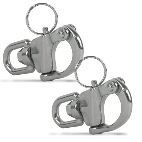 Five Oceans 2 34 Swivel Eye Snap Shackle Quick Release Bail Rigging