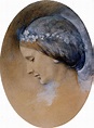 Portrait of Rose La Touche, 1862 - John Ruskin - WikiArt.org