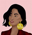 Boss Lady Colorful Text GIF | GIFDB.com