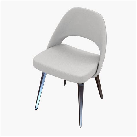 Saarinen Executive Side Chair 3d Model Max Obj 3ds Fbx