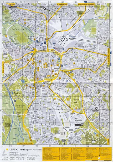 Sie wollen in leipzig kultur erleben? Large Leipzig Maps for Free Download and Print | High ...