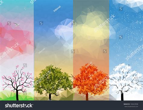 Four Seasons Banner Over 14589 Royalty Free Licensable Stock Vectors