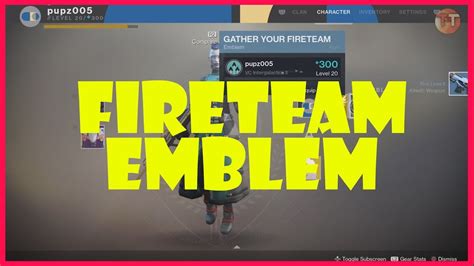 How To Get Gather Your Fireteam Emblem Destiny 2 Youtube
