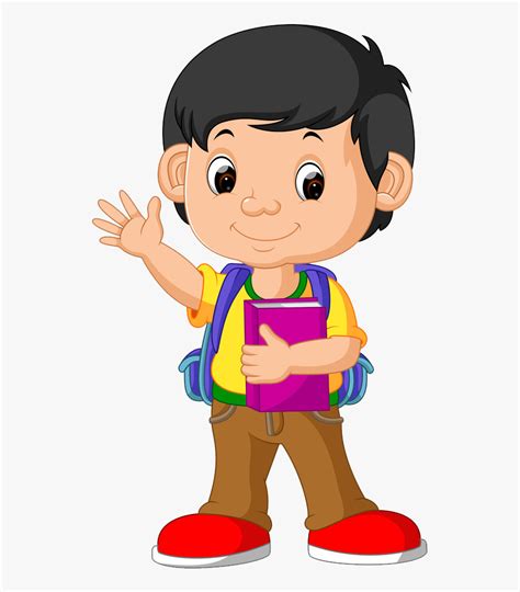 Clip Art Boy Png Transparent Boy Going To School Clipart Free