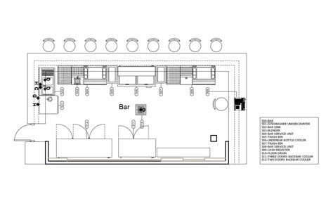 2030 Bar Plans And Layouts