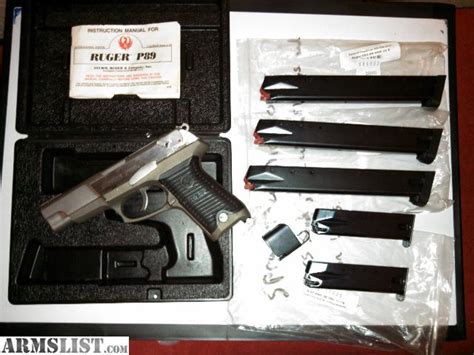 Armslist For Saletrade Ruger P89 With 30 Round Magazines