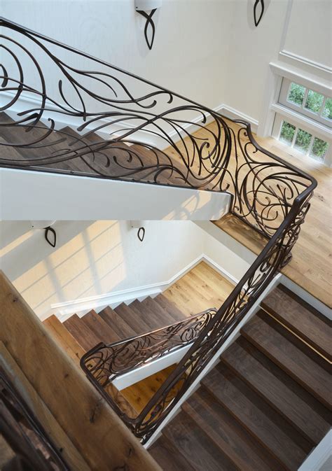 Sculptural Interior Staircase Railing — Matthew Harris Studio