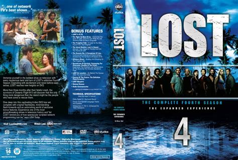 Lost Season 4 Small Custom Tv Dvd Custom Covers Lost Season 4 Small