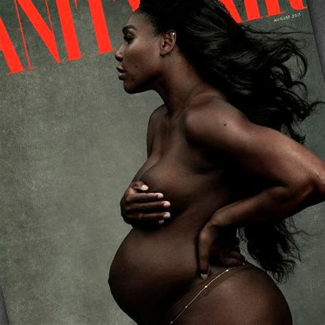 Pregnant Serena Williams Posed Naked On The Cover Of Vanity Fair