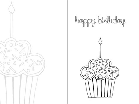 You can print out the postcard template from here. Day 5: Printable - Happy birthday colouring card / Tarjeta de Cumpleaños para colorear ...