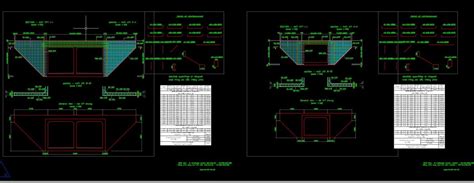 Wingwall Of Culvert Details Autocad Drawing