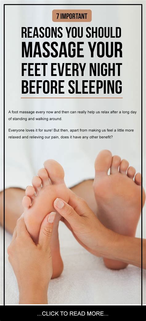 7 important reasons you should massage your feet every night before sleeping foot massage