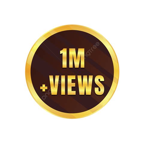 1m Vector Art Png 1m Views 1m Views Png 1m Views Photo Million