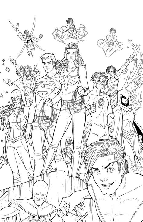 Printable coloring pages online picture nº 1. Pin on Coloring Pages/LineArt DC Comics