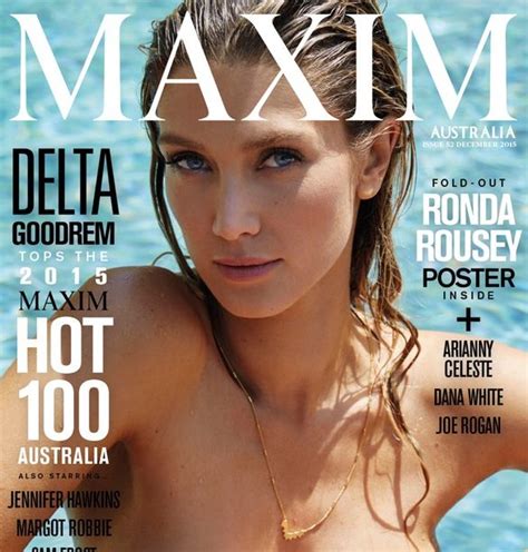 Delta Goes For Phwoar In Racy New Maxim Cover Bandt