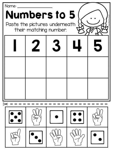 Kindergarten Worksheets Numbers 1 20