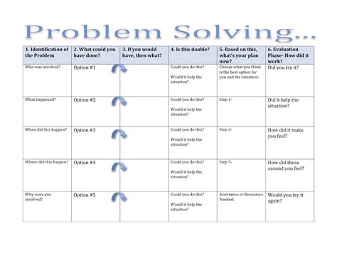 team problem solving activities adults