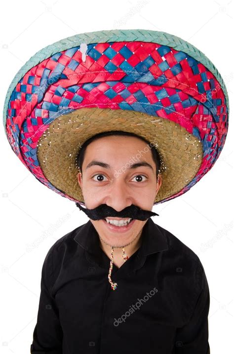 Funny Mexican With Sombrero Hat Stock Photo By ©elnur 51243583