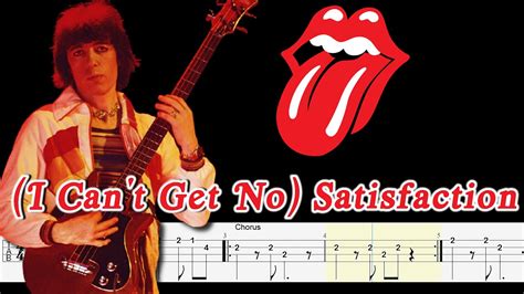 The Rolling Stones I Cant Get No Satisfaction Official Bass Tabs