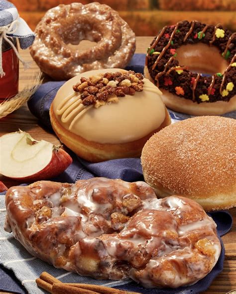 Krispy Kremes Newest Fall Themed Doughnuts Includes An Apple Fritter
