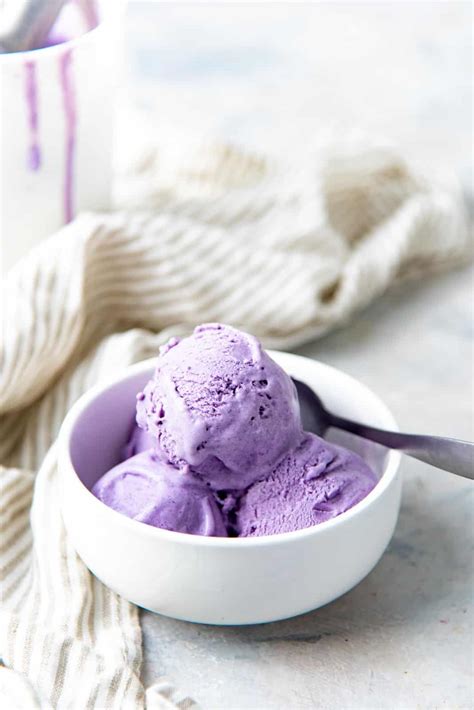 Ube Ice Cream Purple Yam Ice Cream The Flavor Bender
